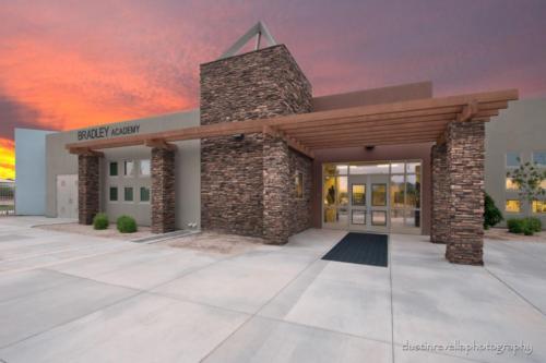 exterior view of entrance at Bradley Academy