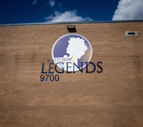 Legends - Building sign