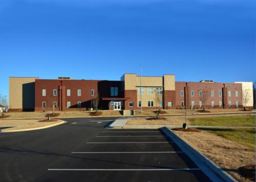 View of Macon Carter Academy from the parking lot