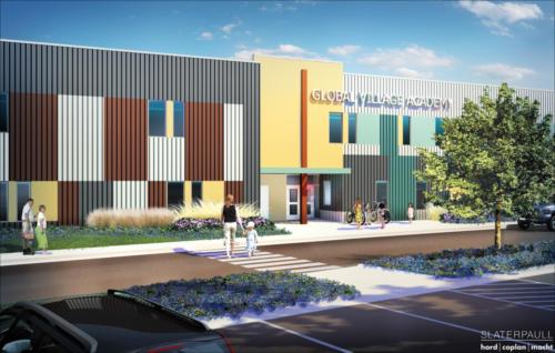Global Village Academy Douglas County building rendering
