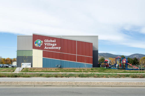 View of Global Village Academy from across the street