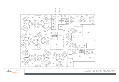 A floor plan for iLead Spring Meadows charter school