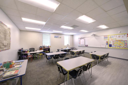 Elementary classroom at Davidson Charter Academy