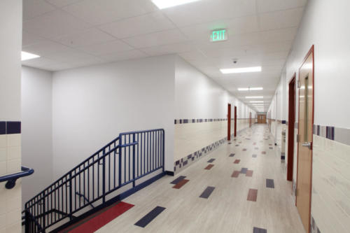 Image from upper hallway with stairs